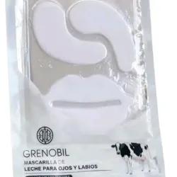 Mascarilla de leche para ojos y labios