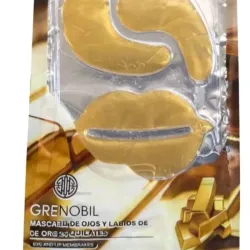 Mascarilla de ojos y labios de oro 🪙
