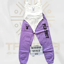Lila - Body Blanco (Talla M)