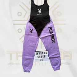 Lila - Body Negro (Talla L)
