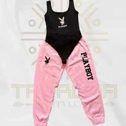 Rosado Body Negro (Talla L)
