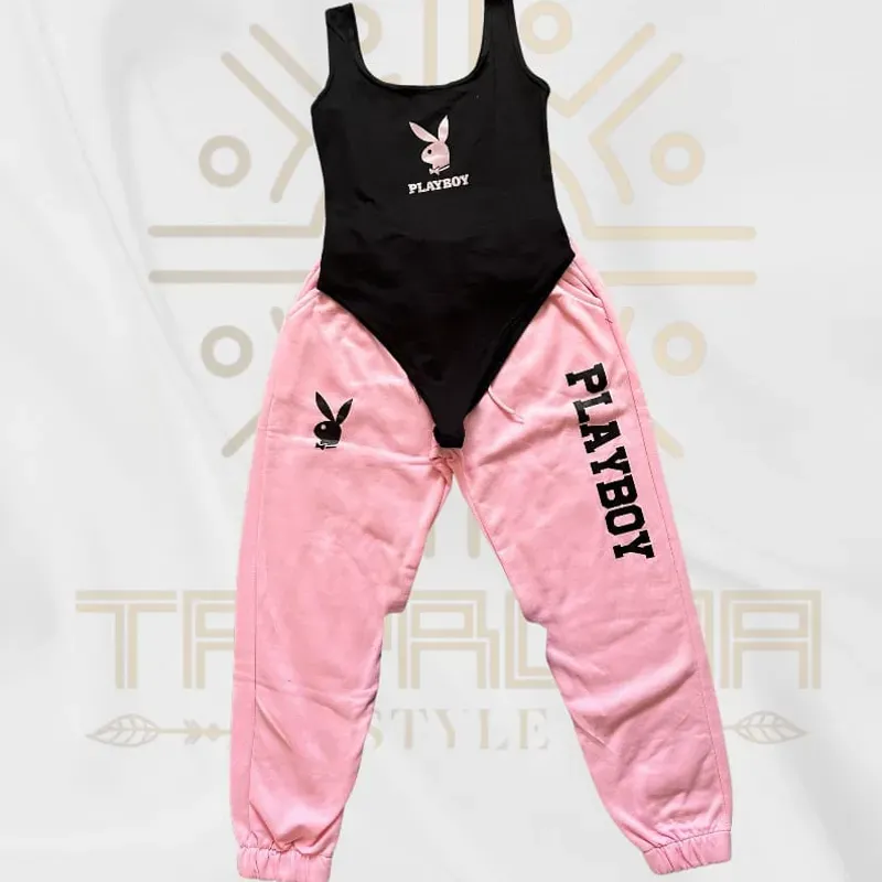 Rosado Body Negro (Talla L)