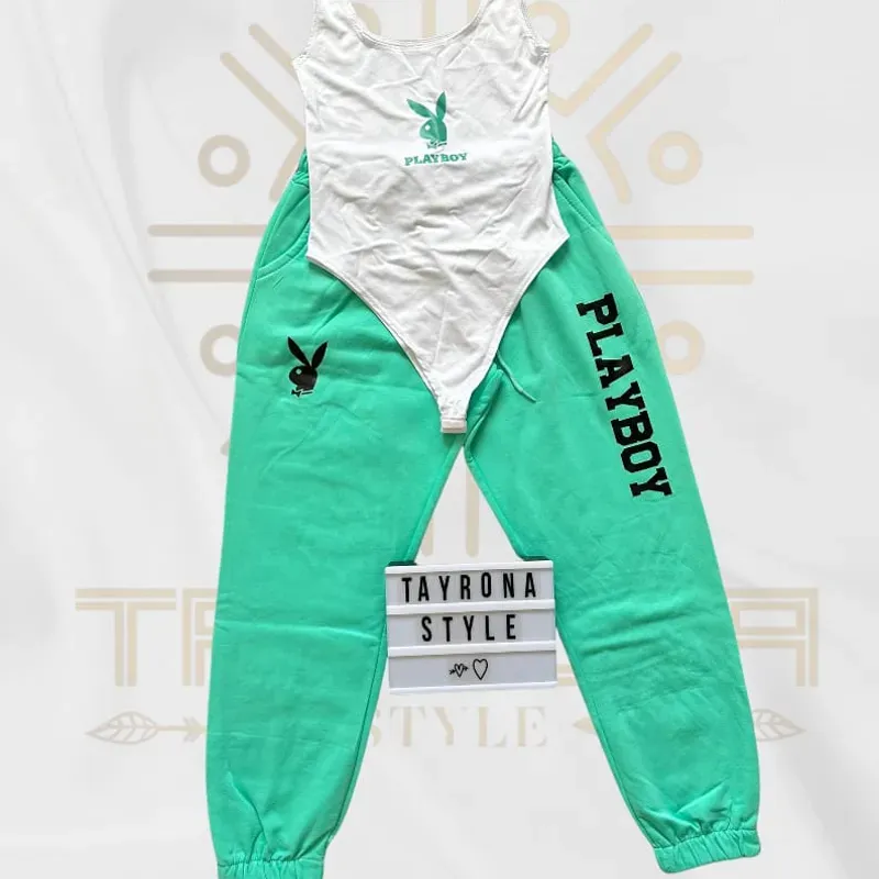 Verde Aguamarina - Body Blanco (Talla L)