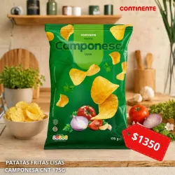 Batata Frita Lisa Sabor Camponesa Continente