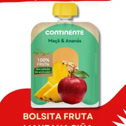 BOLSITA FRUTA MANZANA PIÑA CONTINENTE 90G