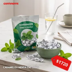 CARAMELOS MENTA CNT 250G