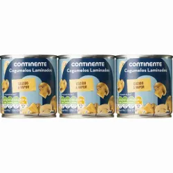 CHAMPIÑONES LAMINADOS CONTINENTE 3X105G