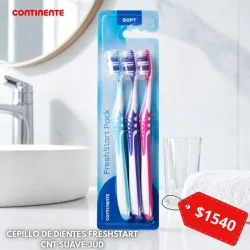 Escova de Dentes Fresh Start Soft Continente