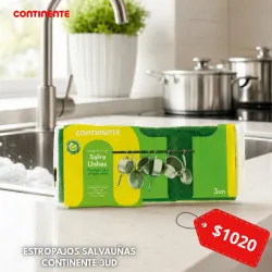 Esfregão Esponja Salva Unhas Continente