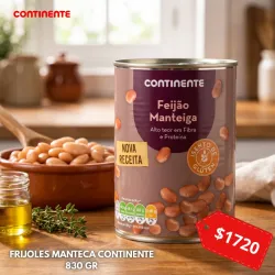 FRIJOLES MANTECA CONTINENTE 520 GR