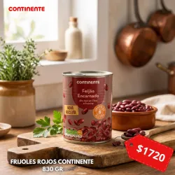 FRIJOLES ROJOS CONTINENTE 520GR