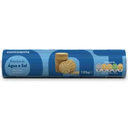 GALLETAS DE AGUA Y SAL CONTINENTE 125GR