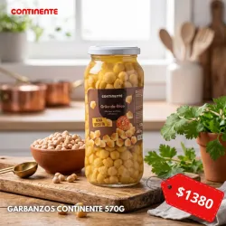 GARBANZOS CONTINENTE 400G