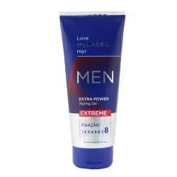 GEL MYLABEL MEN EXTRA FUERTE 200ML