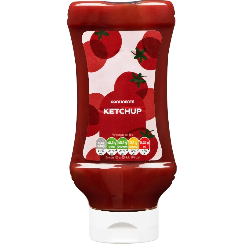 KETCHUP NATURAL CONTINENTE 560G