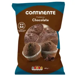 MAGDALENAS CHOCOLATE CONTINENTE 400G