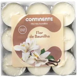 MINI VELAS CONTINENTE FLOR DE VAINILLA 18U