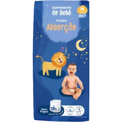 PAñALES ABSORCION CNT DEL BEBE T4 (7 - 14 Kg) 54UN