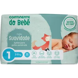 PAñALES SUAVIDAD CNT DEL BEBE T1 (2 - 5 Kg) 28UN