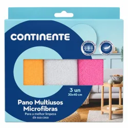 PAÑO MULTIUSOS MICROFIBRA CONTINENTE 3U