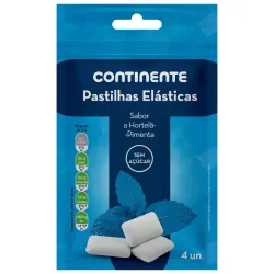 PASTILLAS ELASTICAS CONTINENTE PEPERNINT 4*22GR