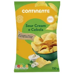PATATAS FRITAS ONDULADAS SOUR CREAM Y CEBOLLA CNT 150G