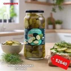 PEPINOS EN RODAJAS CNT 290G