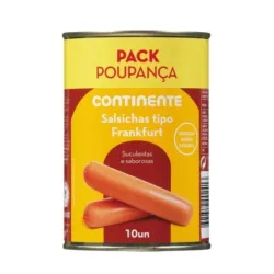 SALCHICHA FRANKFURT CONTINENTE 10UN 250GR
