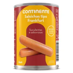 SALCHICHA FRANKFURT CONTINENTE 6UN 120GR