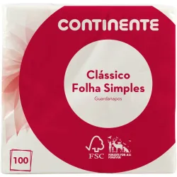 SERVILLETAS CONTINENTE 1F 100UN