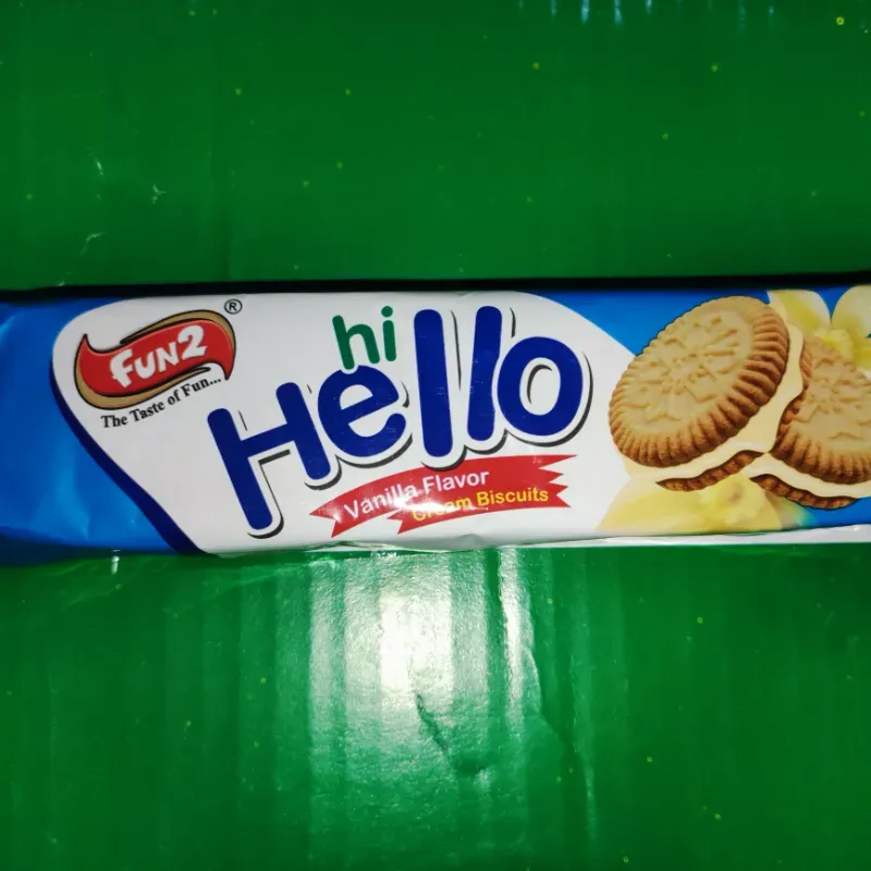 Galletas Rellenas Hello de Vainilla 