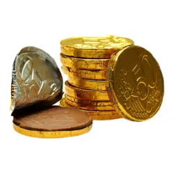 Monedas de Oro de chocolate 