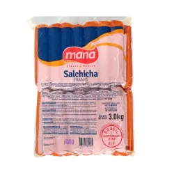 Paquete de Salchicha de pollo 3kg