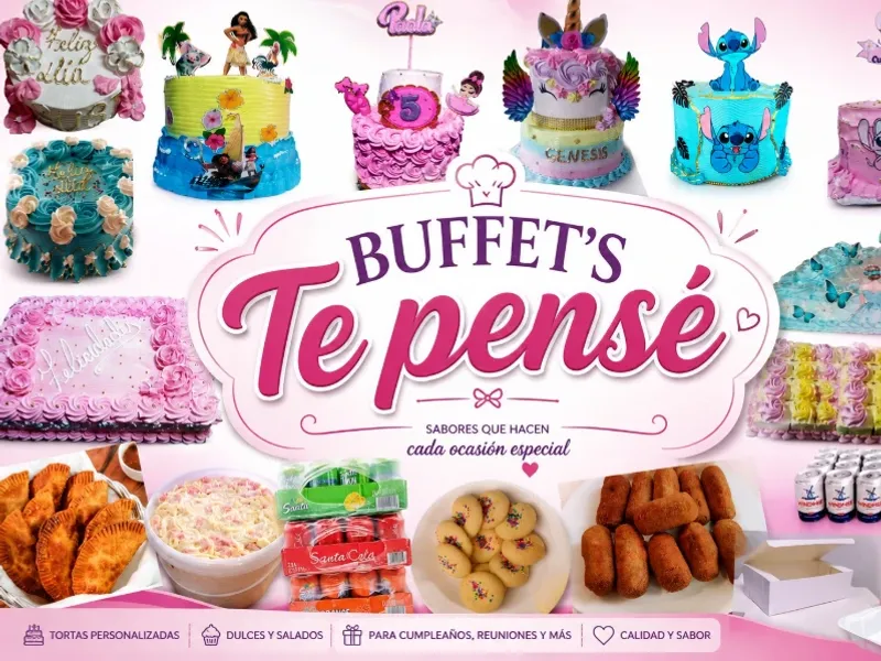 🎂 Cakes & Postres | Buffet para fiestas |