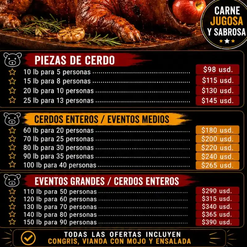 Cerdo asado 🔥