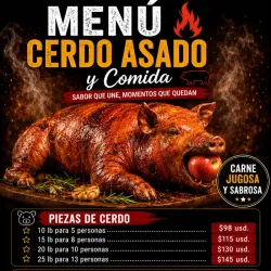 Cerdo asado 🔥