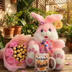 Conejito rosa