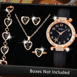 Reloj + Pulso + Collar + Pendientes