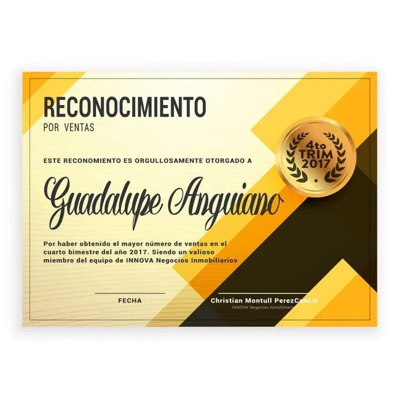 Diploma A3 en cartulina