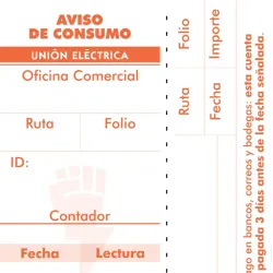 Ticket Empresa Eléctrica  (1/8)