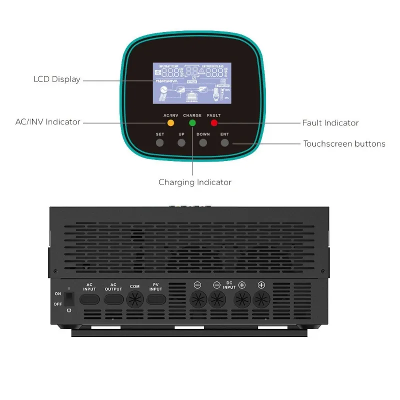 Inversor 5Kw MR-SPF5K-LP2-TB20T Baja Frecuencia