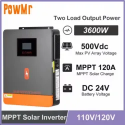 Inversor Solar PowMr 3600W 110/120V AC