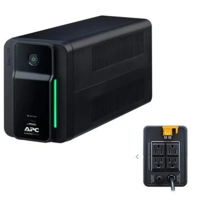 APC Back-UPS 700VA, 120V, carga USB, entradas NEMA	