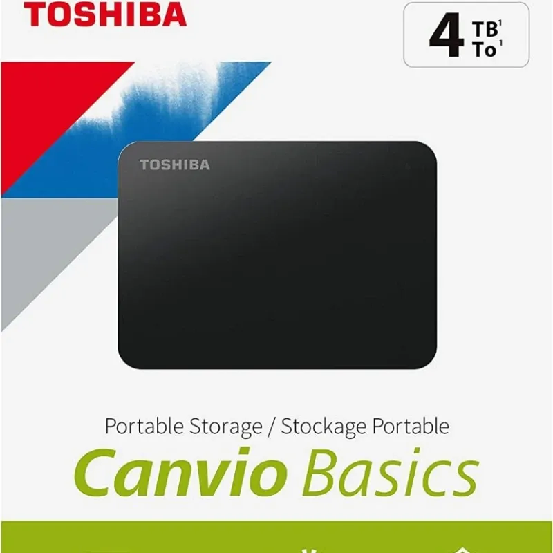 HD EXTERNO 2.5" TOSHIBA 4TB HDTB440EK3CA USB3 CANVIO BASICS