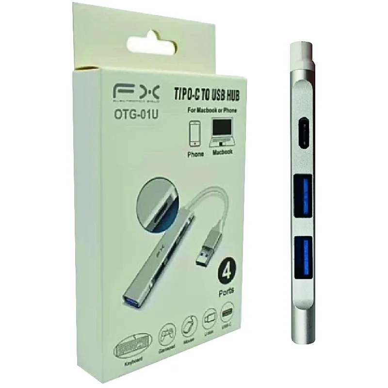 Hub USB 4 puertos 