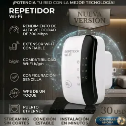 Repetidor Wi-Fi de Alta Velocidad (300 Mbps