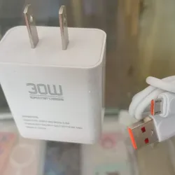 Cargador 30W y cable USB tipo B