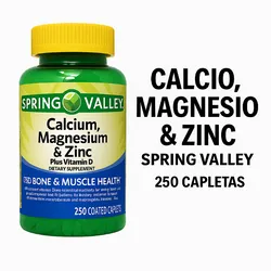 🌟 Calcio, Magnesio y Zinc + Vitamina D3 