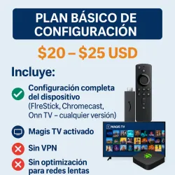🔹 CONFIGURACION PLAN BÁSICO – Configuración + Magis TV