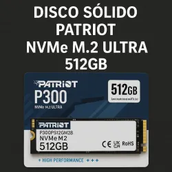 Disco Sólido Patriot NVMe M.2 Ultra 512GB